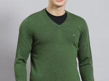 Mens Pullover (P Green Multi)