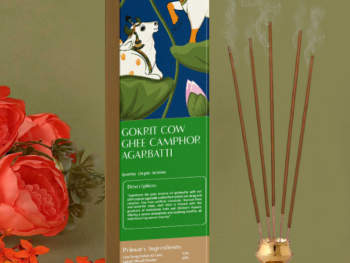 COMBO ( GOKRIT COW GHEE CAMPHOR PLUS HAVAN AGARBATTI) PACK OF 2
