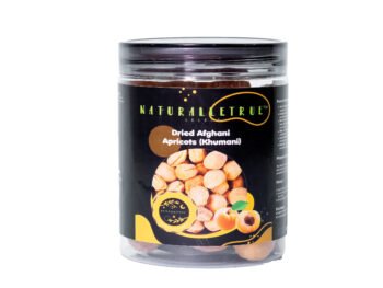NaturalleTrue - 100% Natural Premium Dried Afghani Apricots (Khumani) - Grade A Quality, Nutritious, Delicious, Rich in Dietary Fiber, Naturally Sweet & Flavorful