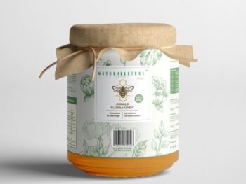 NaturalleTrue Jungle Flora Honey 100% Pure Raw and Unprocessed Honey