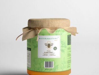 NaturalleTrue Tulsi Flora Honey 100% Pure Raw and Unprocessed Honey