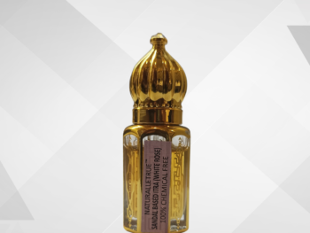 NATURALLETRUE PURE SANDAL BASED WHITE ROSE ITRA (CHEMICAL FREE WHITE ROSE ITRA) (Each Pack is 5 gm)