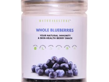 Naturalle True Whole Blueberries | Clean Sweetened with Cane Sugar | Antioxidant-Rich Berry Snack | No Preservatives or Artificial Colours