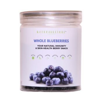Naturalle True Whole Blueberries | Clean Sweetened with Cane Sugar | Antioxidant-Rich Berry Snack | No Preservatives or Artificial Colours
