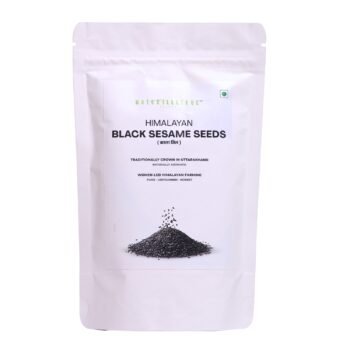 Naturalle True Himalayan Black Sesame Seeds (Kala Til) | Unpolished & Chemical-Free | Traditionally Grown in Uttarakhand | Rich Aroma & Natural Oils